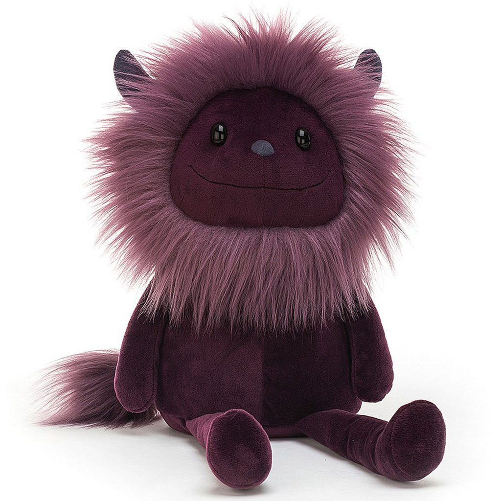 Jellycat Gibbles Monster Children's Stuffed Animal Toy purple horns