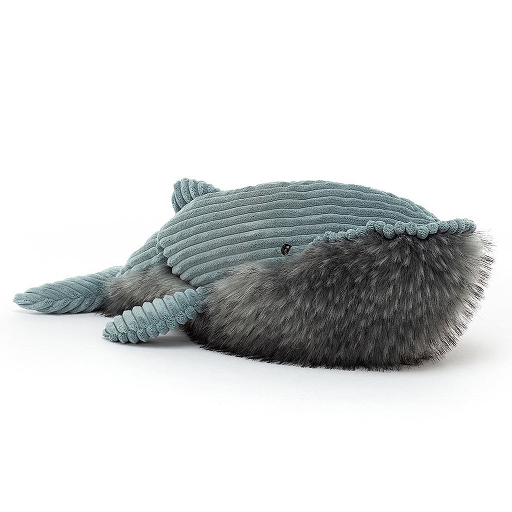 jellycat plush whale in grey