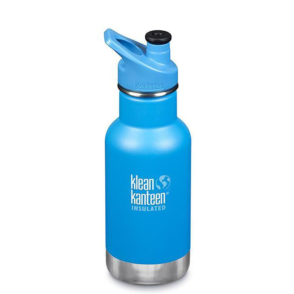 Klean Kanteen Pool Party 12 oz Kid's Insulated Water Bottle blue