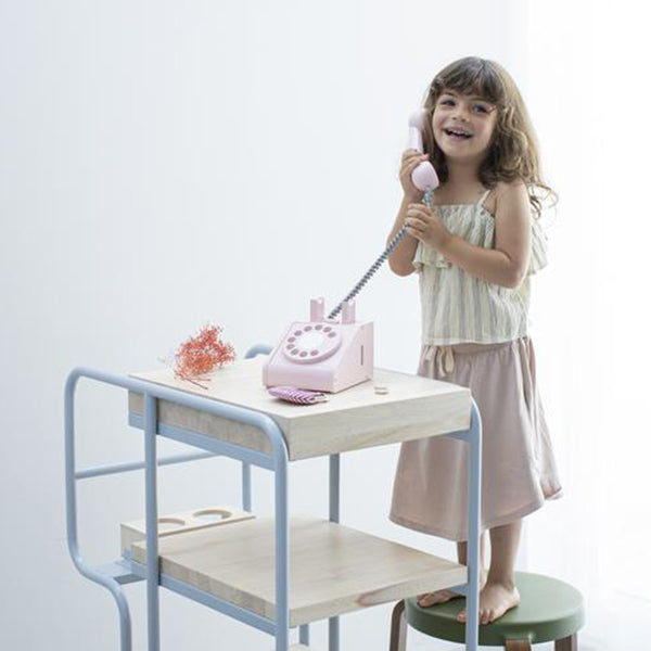 lifestyle_2, Kiko+ Telephone Children's Wooden Pretend Play House Toy