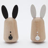 lifestyle_1, Kiko+ Usagi Bunny Chimes Japanese Minimalist Children's Wooden Toy black white