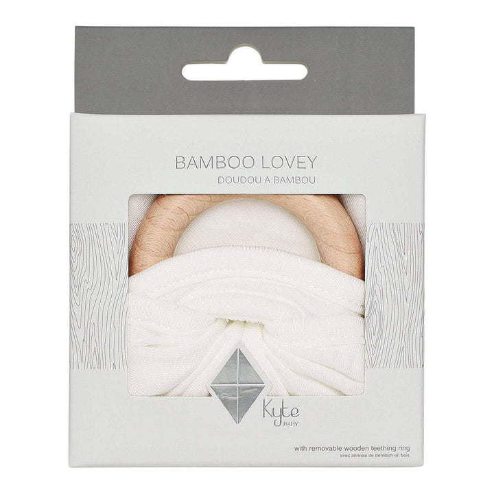 Kyte baby lovey for baby in white