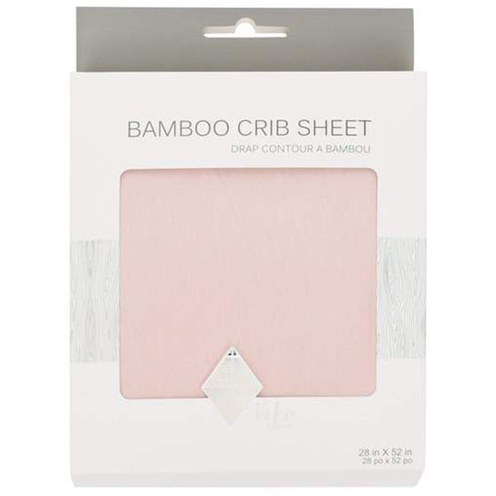 Kyte Baby Bamboo Crib Sheet in blush pink