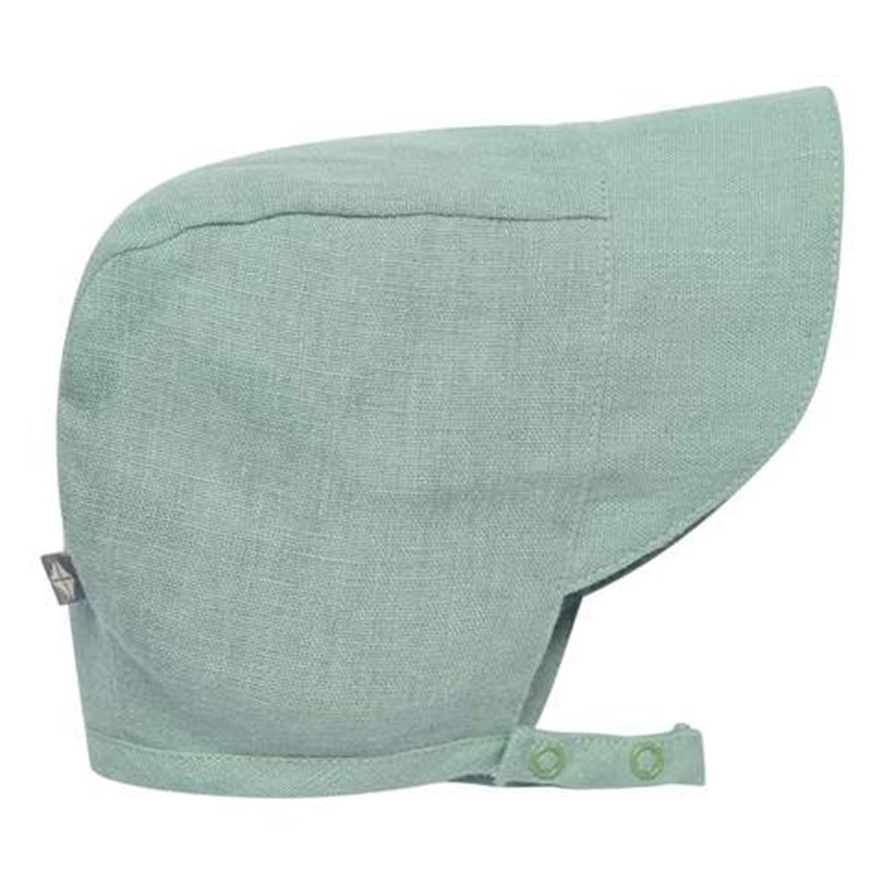 KyteBaby Linen Baby Bonnet Hat   jade light green