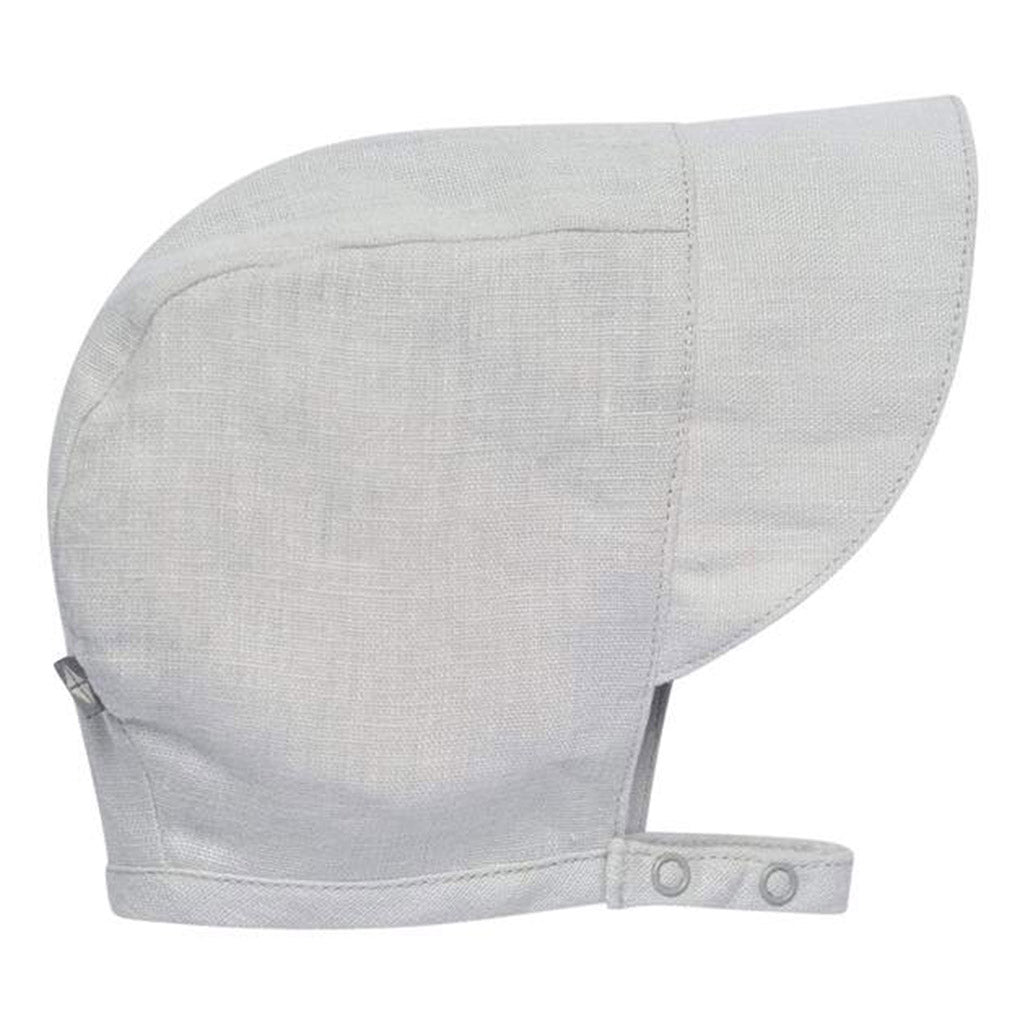 Kyte Baby Linen Bonnet Hat light grey 