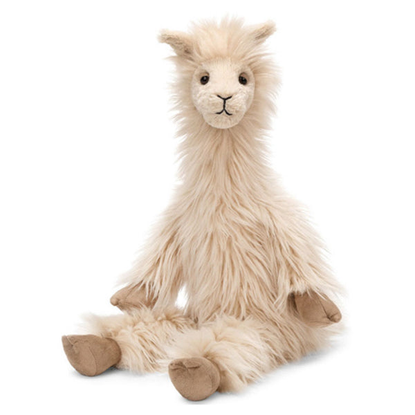 Jellycat Luis Llama Children's Stuffed Animal Toy beige off-white