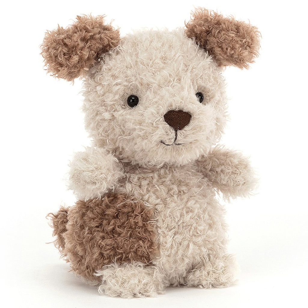 Jellycat Pup Little Pets Plush Children's Stuffed Animal Toys light cream with brown spots