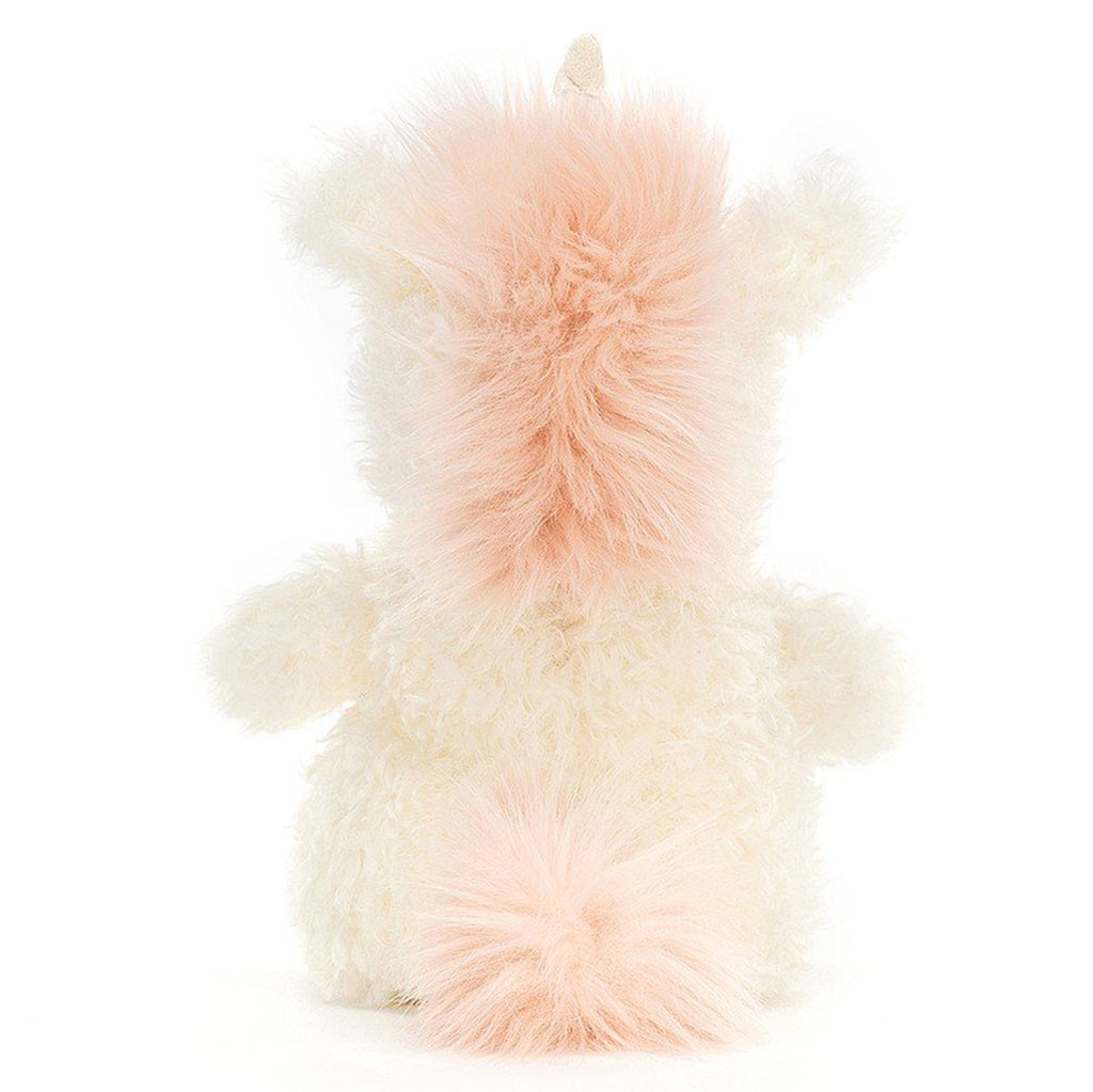 lifestyle_2, Jellycat Unicorn Little Pets Plush Children's Stuffed Animal Toy white fur light pink hair
