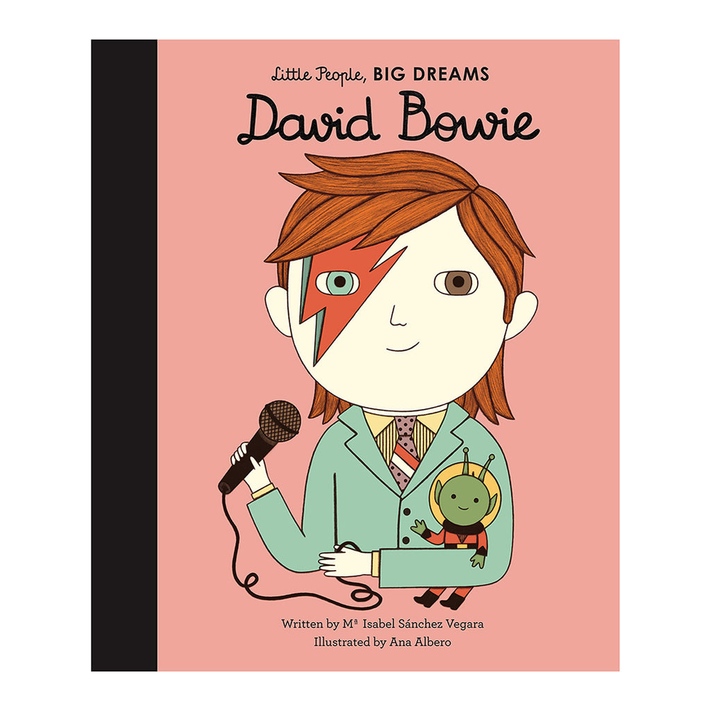 Little People, BIG DREAMS - David Bowie Children's Book Hardcover peach colored