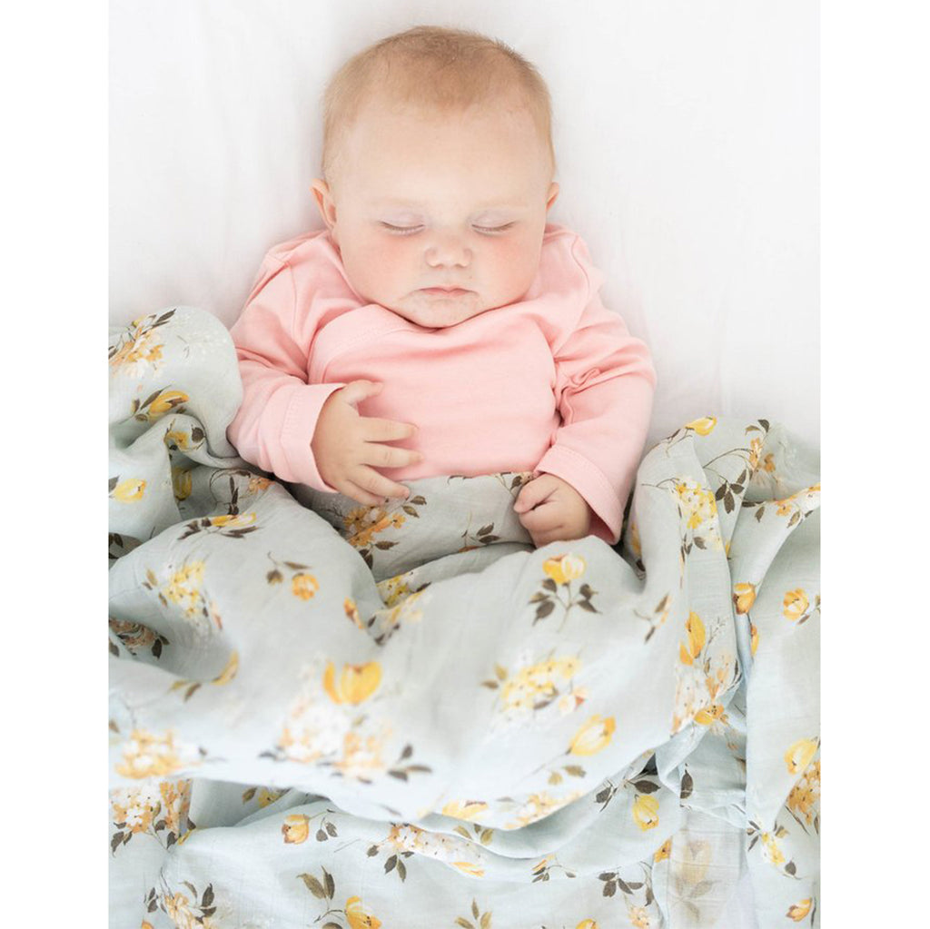 lifestyle_1, LouLou LOLLIPOP Bamboo & Cotton Muslin Baby Swaddle Blanket