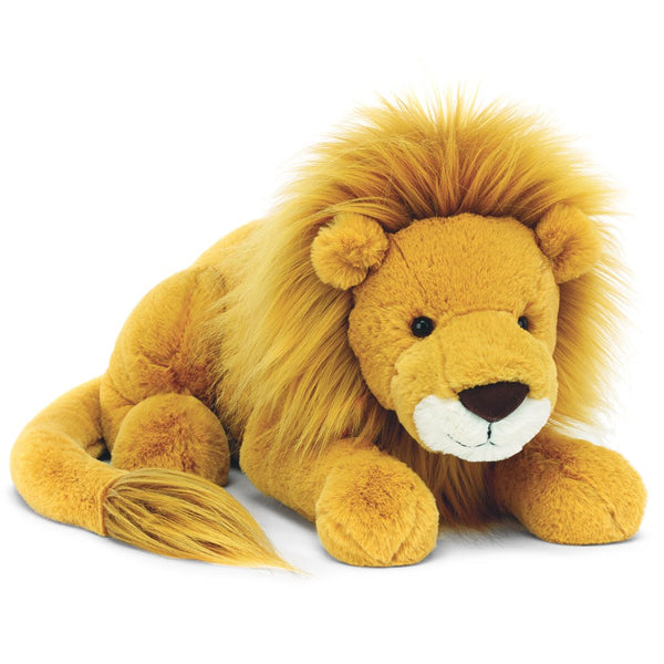 Jellycat Large Louie Lion Children's Stuffed Animal Toy yellow fluffy mane