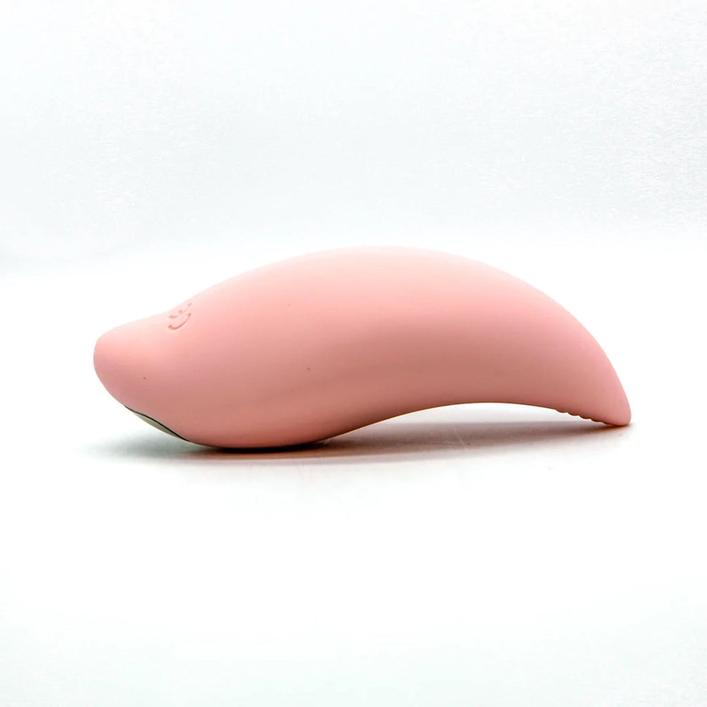 Mamma Ease Lumama Lactation Massager in Blush. Side view.