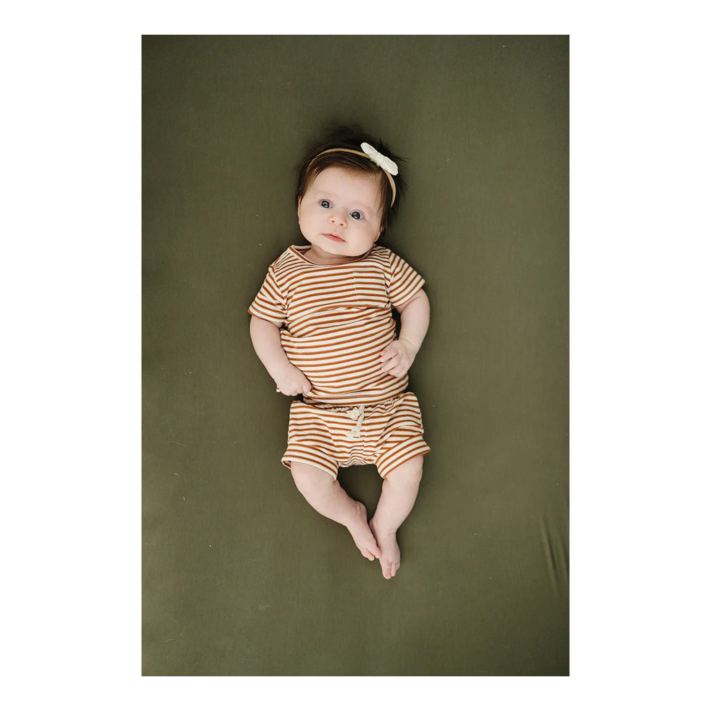 Mebie Baby striped short set for babies