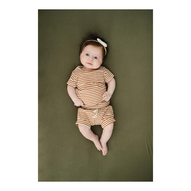 Mebie Baby striped short set for babies