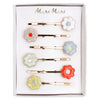 Meri Meri Children's Hair Slide Pin Accessory enamel daisies
