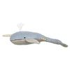 Meri Meri Organic Cotton Knitted & Stitched Children's Animal Toys milo the narwhal small blue horn 