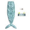 Meri Meri Doll Dress Up Kit Pretend Play Accessory Set mermaid blue shiny glitter tail clam hair clip 