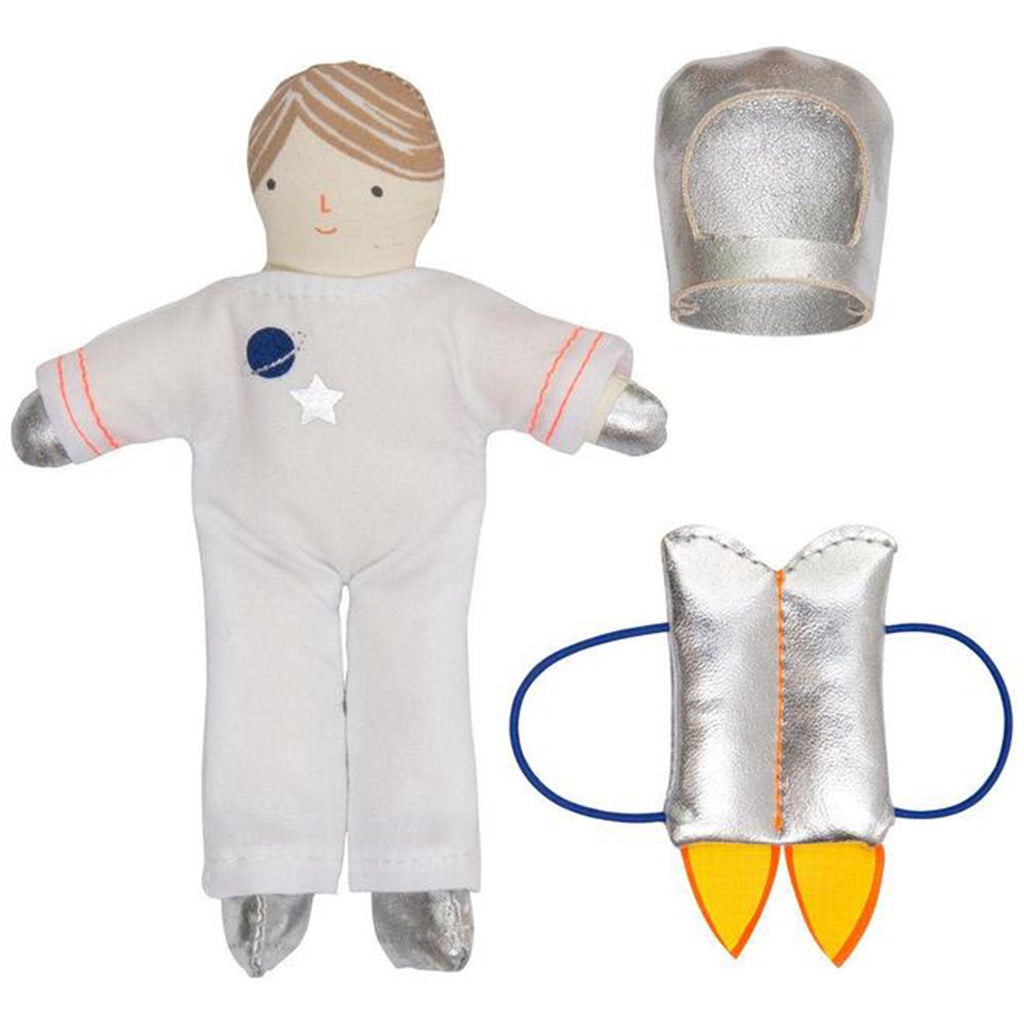 lifestyle_4, Meri Meri Children's Mini Doll & Suitcase Set astronaut suit jetpack helmet