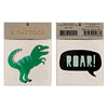 Meri Meri Temporary Tattoos for Children dinosaur roar