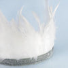 lifestyle_1, Meri Meri White Feather Crown Children's Pretend Play Costume Kit Set silver metalic band