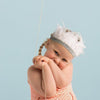 lifestyle_4, Meri Meri White Feather Crown Children's Pretend Play Costume Kit Set silver metalic band