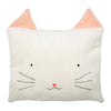 lifestyle_2, Meri Meri Cotton Velvet Animal Nursery Cushions white pink cat 