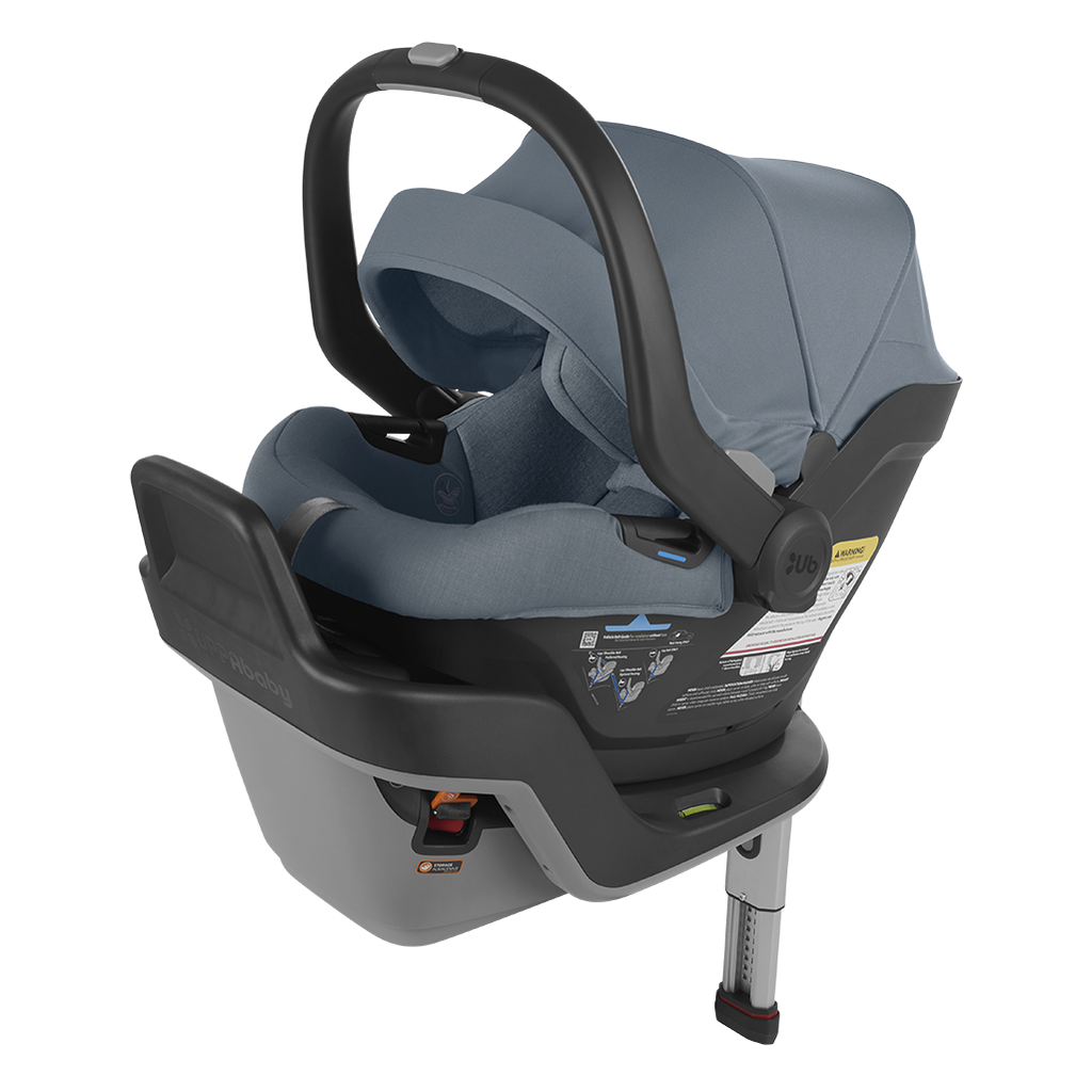 UPPAbaby MESA MAX Car Seat in Gregory on Base