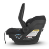 Side of UPPAbaby MESA MAX Infant Car Seat in Jake Black