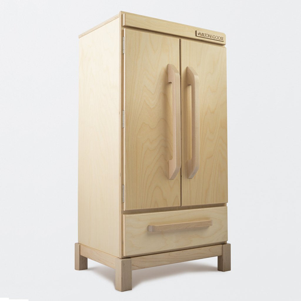 lifestyle_1, Milton & Goose Natural Refrigerator Children's Pretend Play Kitchen Toy