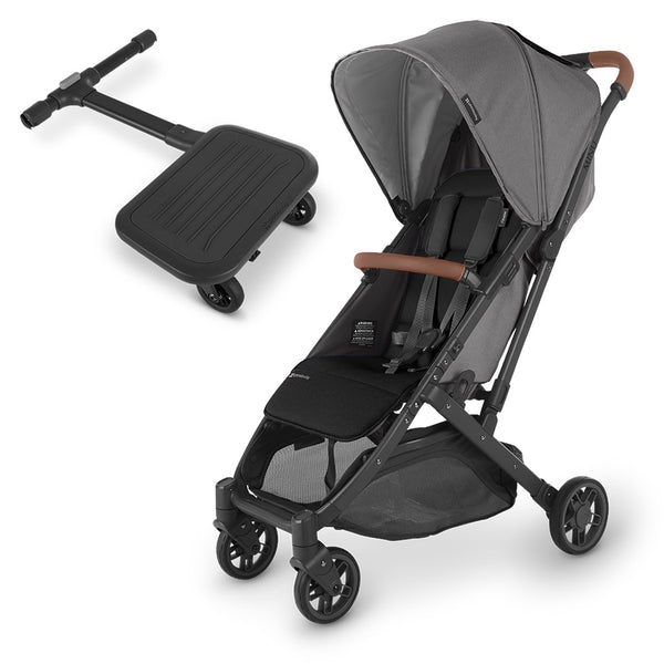 Minu V2 Stroller with Sibbling PiggBack Board Greyson