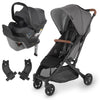 UPPAbaby Greyson MINU V2 Stroller and MESA MAX Infant Car Seat with Adapters