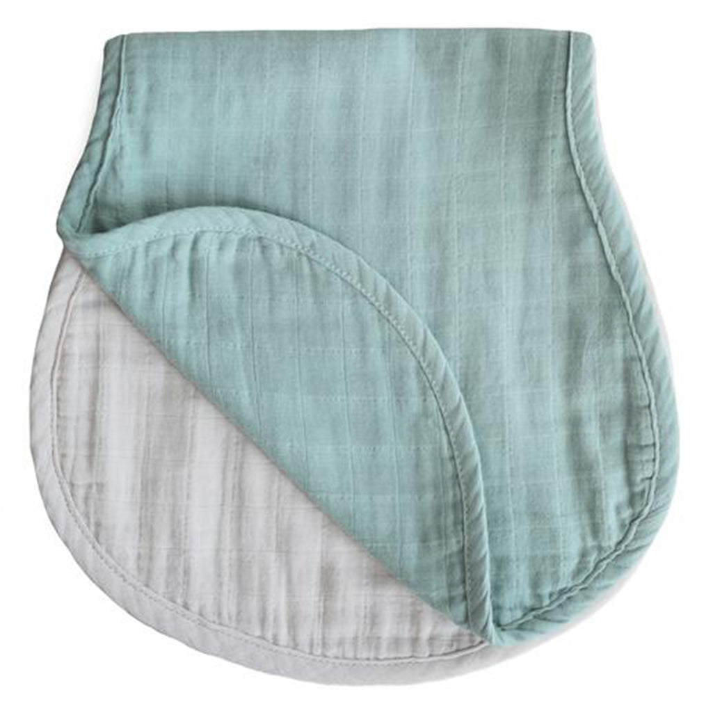 Roman Green organic cotton burp cloths from Mushie eco-friendly