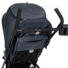 back view of Black Maxi Cosi Mara XT Ultra Compact Stroller with cupholder accessory