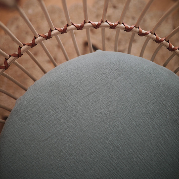 Mushie Crib Sheet soft luxurious cotton designed for the comfort of your little one creating a peaceful rest