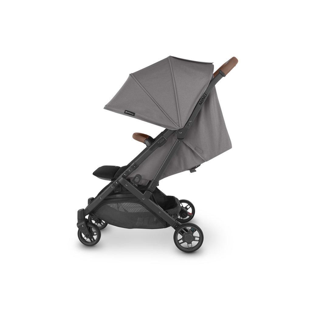 Side view of Uppababy stroller Minu V2 in Greyson
