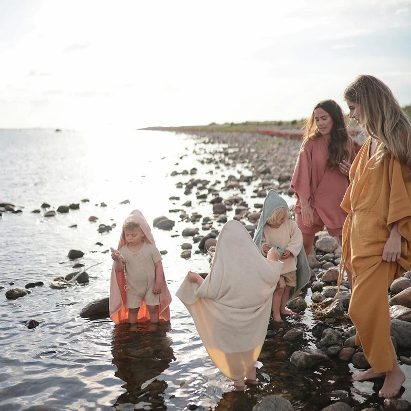 Baby Towel with Hood designed for a snug fit and easy drying