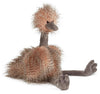 Jellycat Mad Pets Stuffed Animals odette ostrich pink brown