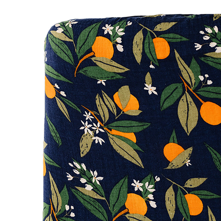 Clementine Kids orange blossom muslin cotton sheet
