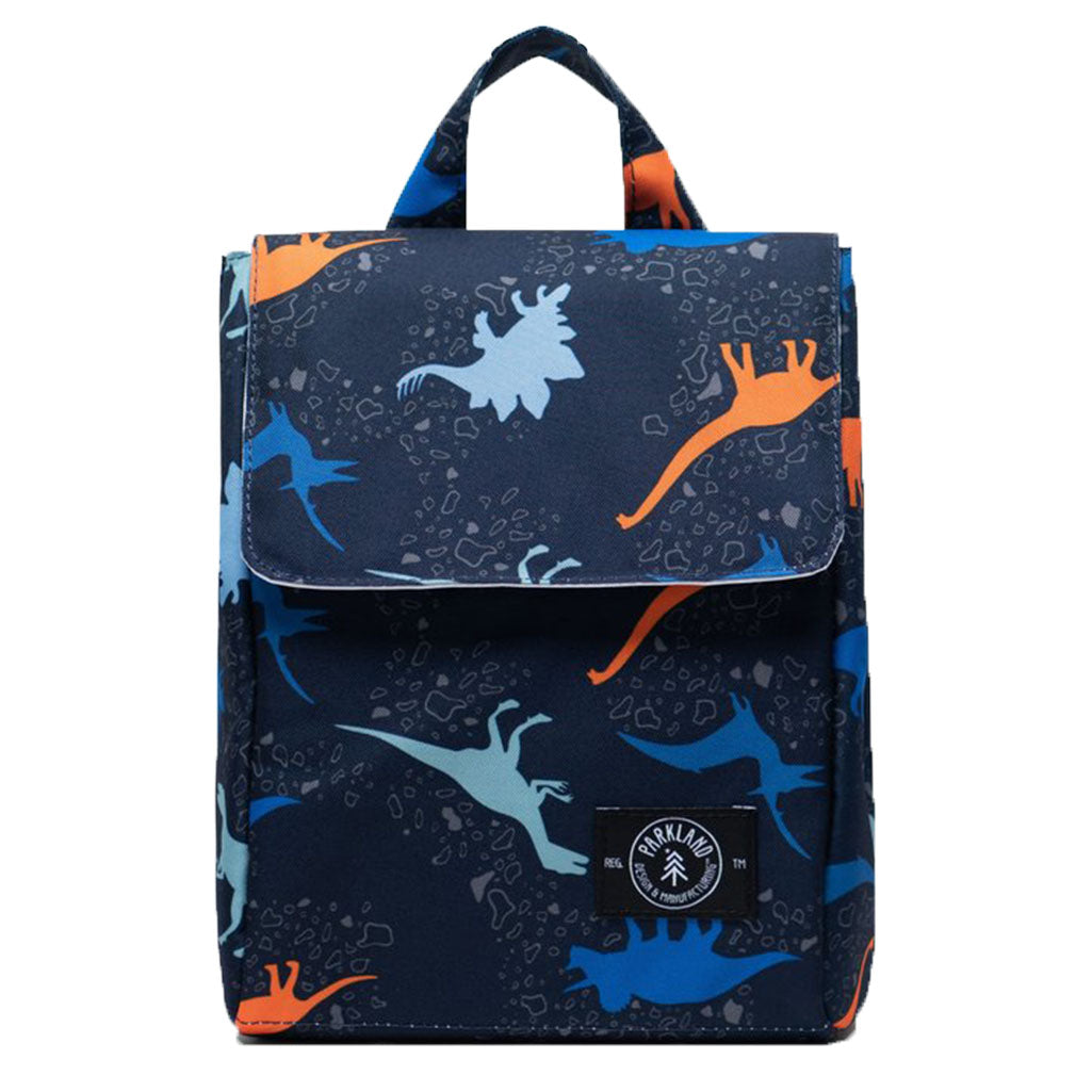 Parkland Children's Arcade Lunch Bag dinos dinosaur multicolored blue orange