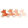 lifestyle_1, PlanToys Wooden Wheelie Push Children's Toy fox orange