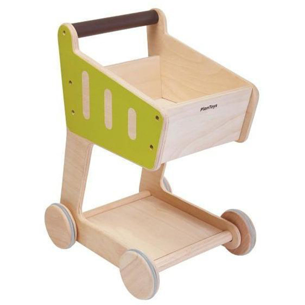 PlanToys toy food shopping cart