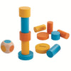 lifestyle_1, Plan Toys Children's Portable Mini Block Stacking Game Set multicolored