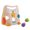 Plan Toys Infant Baby Wooden Owl Shape Sorter Toy multicolored animal