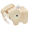 Plan Toys Children's Wooden Elephant Bank Money & Coin Saving Jar  beige natural 