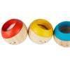 lifestyle_4, PlanToys Wooden Infant Baby Sensory Developing Tumbling Toy Set  red yellow blue smiley faces