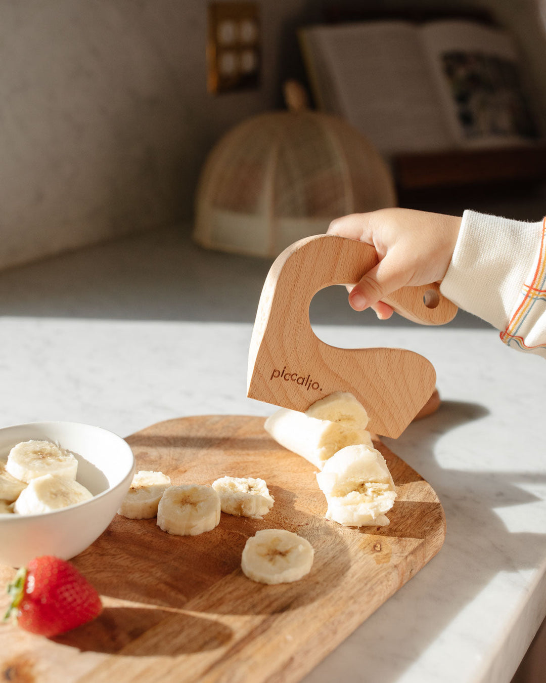 Piccalio play kitchen wooden mini cutter