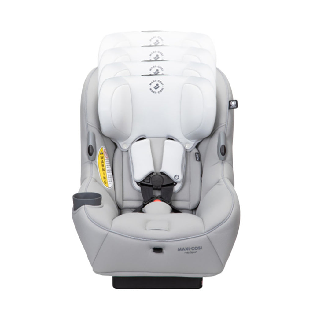 Maxi Cosi Pria Sport Car Seat all grey seat fabric, grey cup holder, black straps + base