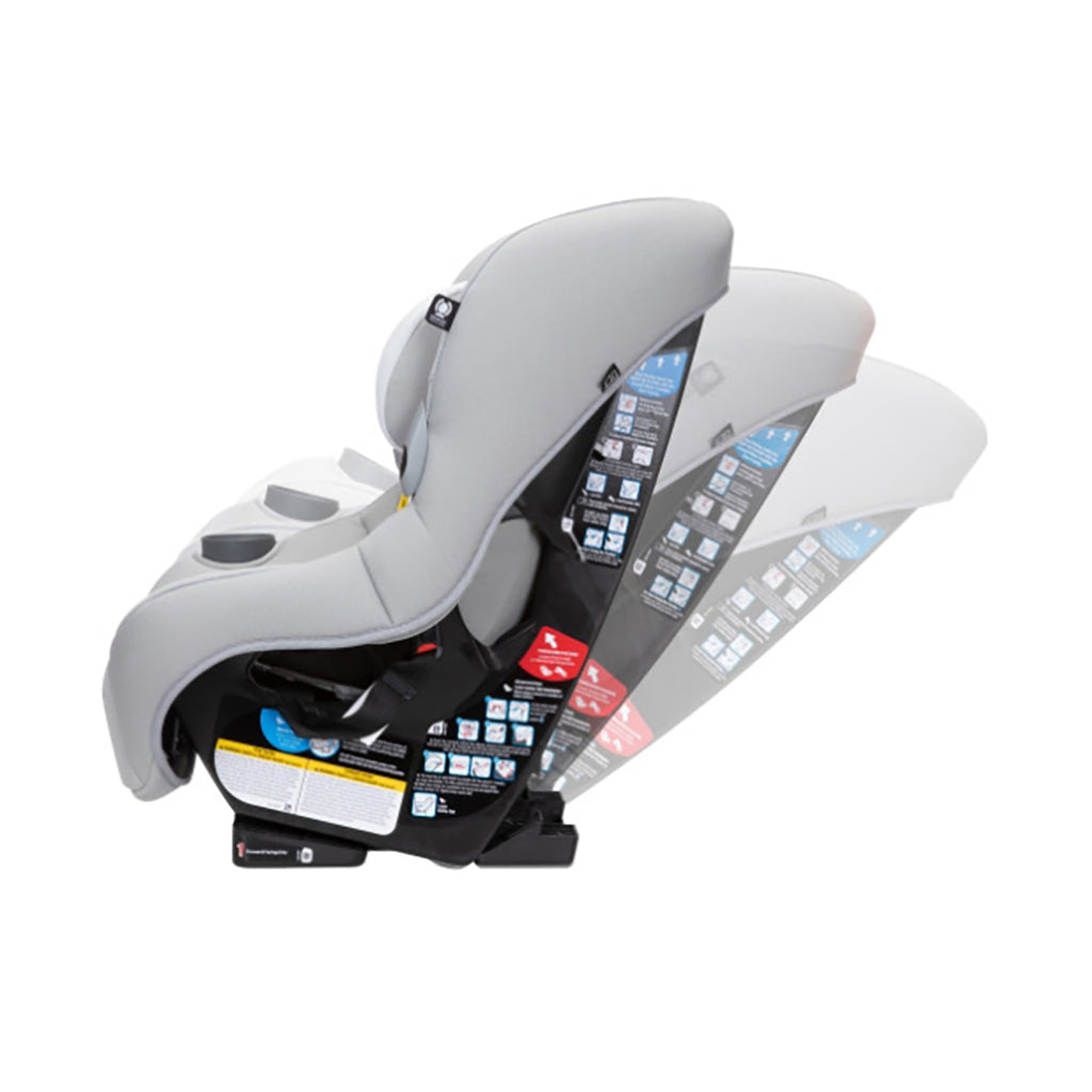 Maxi Cosi Pria Sport 2-in-1 Convertible Car Seat grey seat, grey cup holder, black straps + base