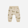 rylee + cru toddler sweatpants with crocodiles 