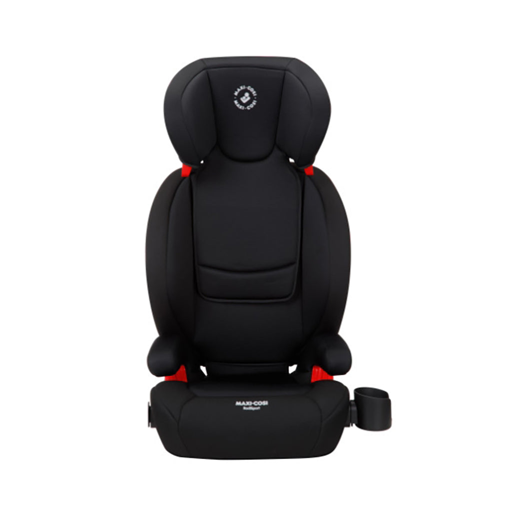 Maxi Cosi RodiSport booster car seat in Black, a stylish and secure maxi cosi booster seat.